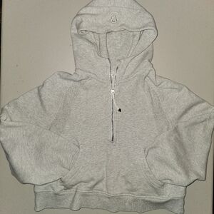 lululemon Scuba Oversized Full Zip In Heathered Gray. Size M/L. #W3DUSS